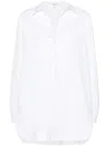 Alaïa Alaia Cotton Chemisier Mini Dress