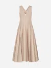 ALAÏA COTTON LONG DRESS