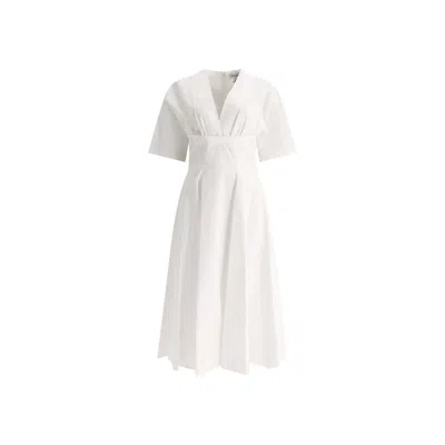 ALAÏA COTTON MIDI DRESS