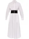 Alaïa Poplin Chemisier With Belt