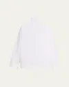 Alaïa Cotton Poplin Reverse Jacket In White