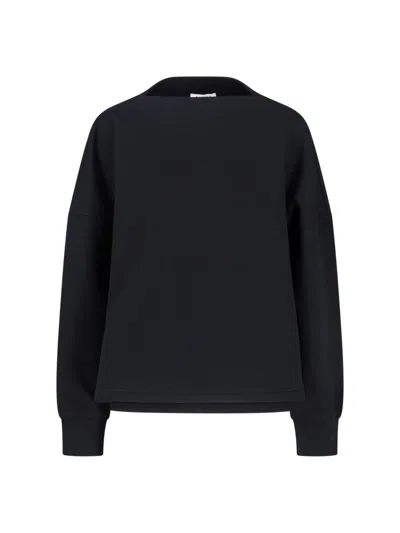 Alaïa Cotton Sweatshirt In Black