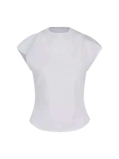 Alaïa Cotton T-shirt In White