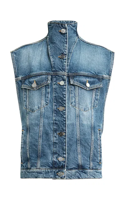 ALAÏA COTTON TRUCKER VEST