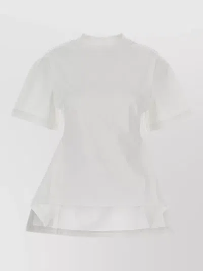 Alaïa Cotton T-shirt In White