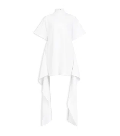 Alaïa Cotton-blend T-shirt Mini Dress In White