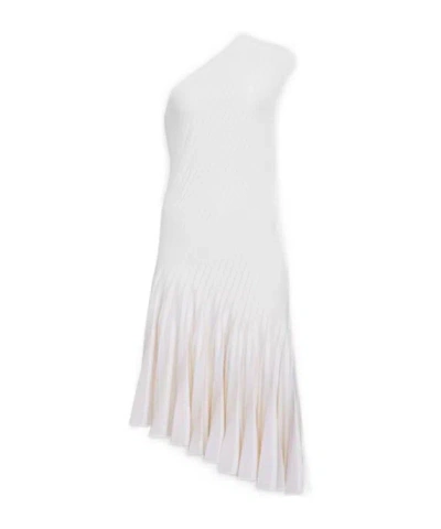 Alaïa Crepe Dress In White
