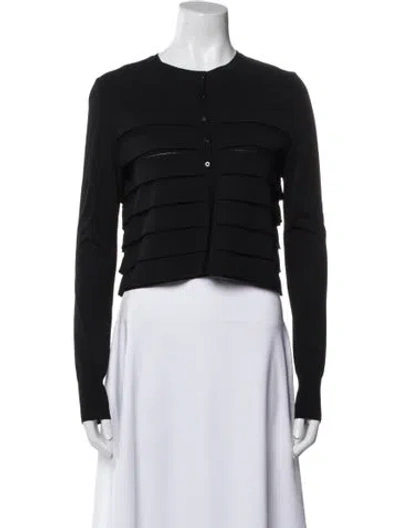 Pre-owned Alaïa Crew Neck Sweater In Blue