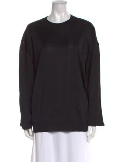 Pre-owned Alaïa Crew Neck Sweater W/ Tags In Black