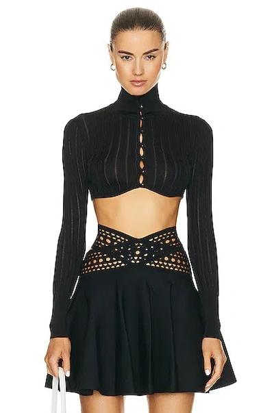 ALAÏA CRINOLINE CARDIGAN