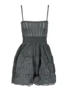 Alaïa A-line Crinoline Mini Dress With Removable Straps
