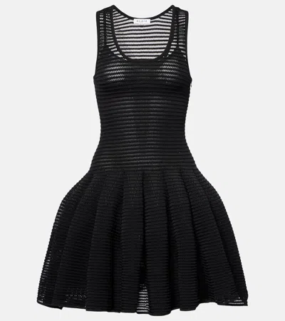 ALAÏA ALAÏA CRINOLINE KNITTED MINIDRESS