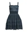Alaïa Crinoline Mini Dress In Green