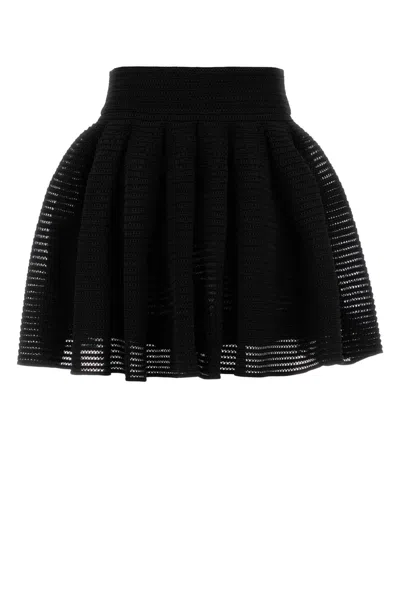 Alaïa Alaia Crinoline Mini Skirt In Black