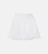 Alaïa Crinoline Pleated Shorts In White