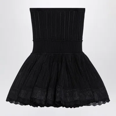 Alaïa Crinoline Top With Straps In Black