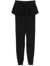 Alaïa Pleated Casual Pants In Black