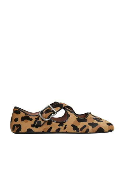 Alaïa Alaia Women Ballet Flats In Animal Print