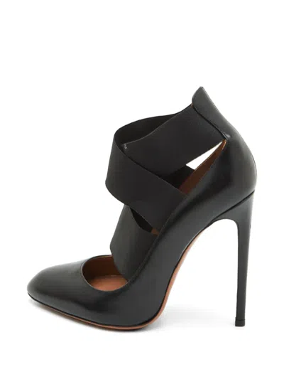 Pre-owned Alaïa Criss-cross Ankle-strap Pumps In Black