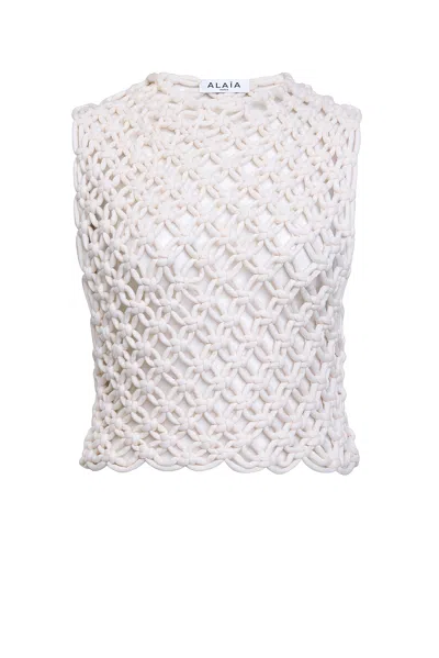 ALAÏA CROP TANK TOP