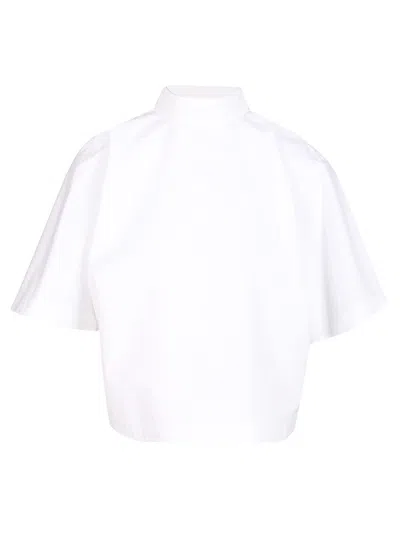 Alaïa Crop Top Tops White