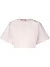 Alaïa Alaia Crop Tshirt In White
