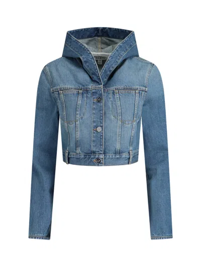 ALAÏA CROPPED HOODED JACKET