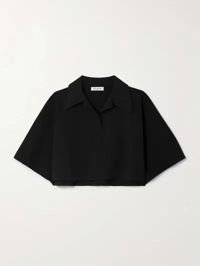 ALAÏA ALAIA CROPPED POLO