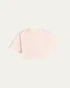 Alaïa Cropped Silk Taffeta T-shirt