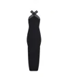 Alaïa Vienne Midi Dress In Black