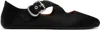 ALAÏA CROSS STRAP BALLET FLATS