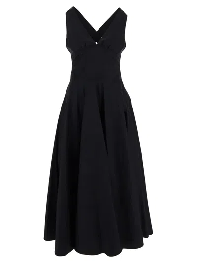 Alaïa Crossback Dress In Black