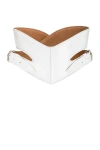 Alaïa Crossed Belt In Blanc Optique