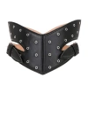 Alaïa Crossed Belt In Noir