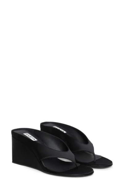 ALAÏA ALAÏA CUBE WEDGE SANDAL
