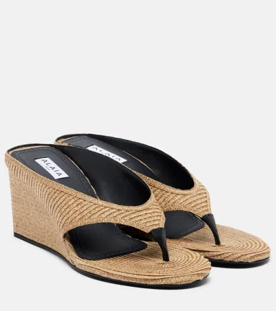 Alaïa Cube Wedge Sandals