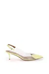 Alaïa Pointed-toe Slingback Pumps In Neutro