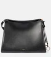 Alaïa Le Click Medium Curve Shoulder Bag In Glossy Leather In Schwarz