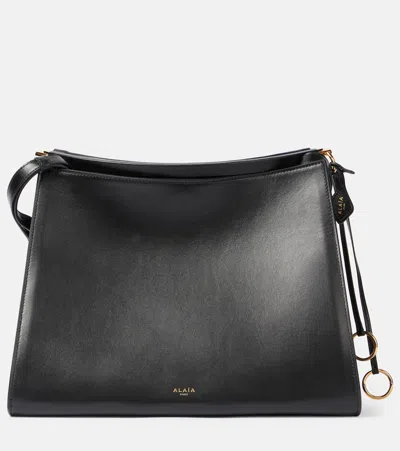ALAÏA ALAÏA CURVE MEDIUM LEATHER SHOULDER BAG