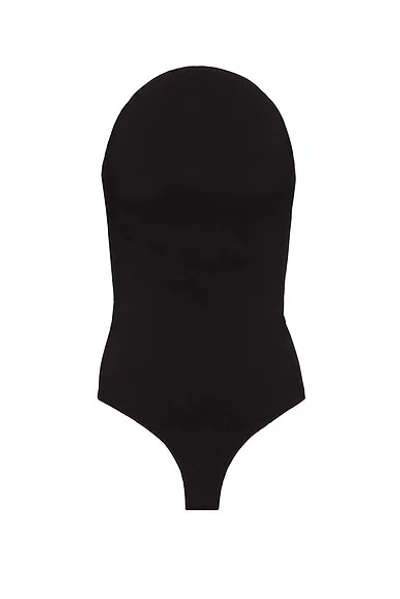 Alaïa Black Curved Body In Brown