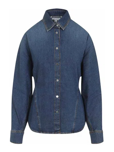 ALAÏA CURVED SHIRT