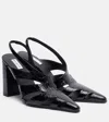 Alaïa Cut Out 90 Leather Slingback Pumps In Black