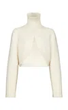 Alaïa Cashmere Knit Cut-out Jumper In Multi