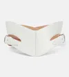 Alaïa Cut-out Leather Belt In White