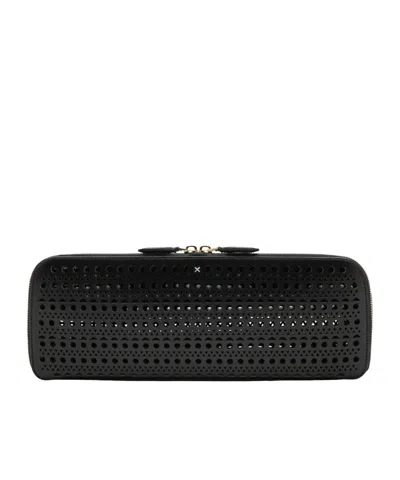 Alaïa Cut-out Clutch In Black