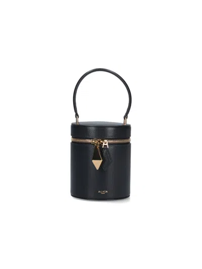 Alaïa "cylindre" Bucket Bag In Black  