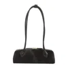 Alaïa Dark Brown Le Teckel Small Shoulder Bag In Brown