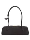 Alaïa Le Teckel Medium Bag In Nubuck Calfskin In Blue
