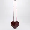 Alaïa Alaia Women Le Coeur Patent Leather Crossbody Bag In Red