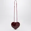 Alaïa Alaia Women Le Coeur Patent Leather Crossbody Bag In Red